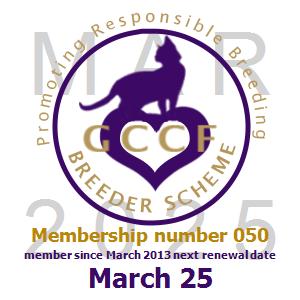 GCCF Accredited Breeder Scheme